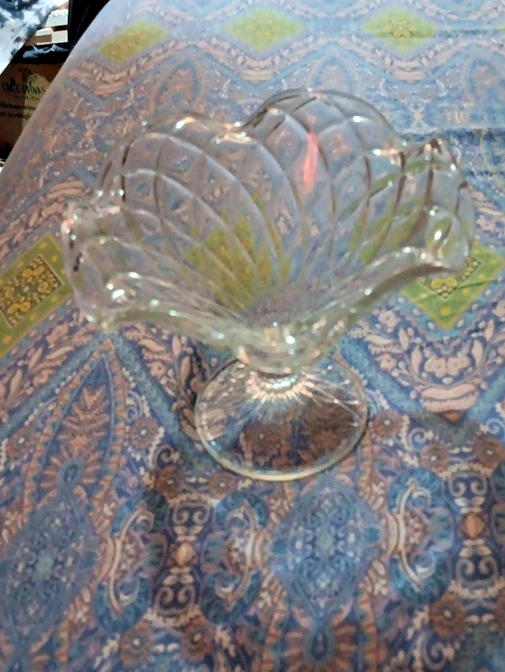 Clear Cut Glass Serveware